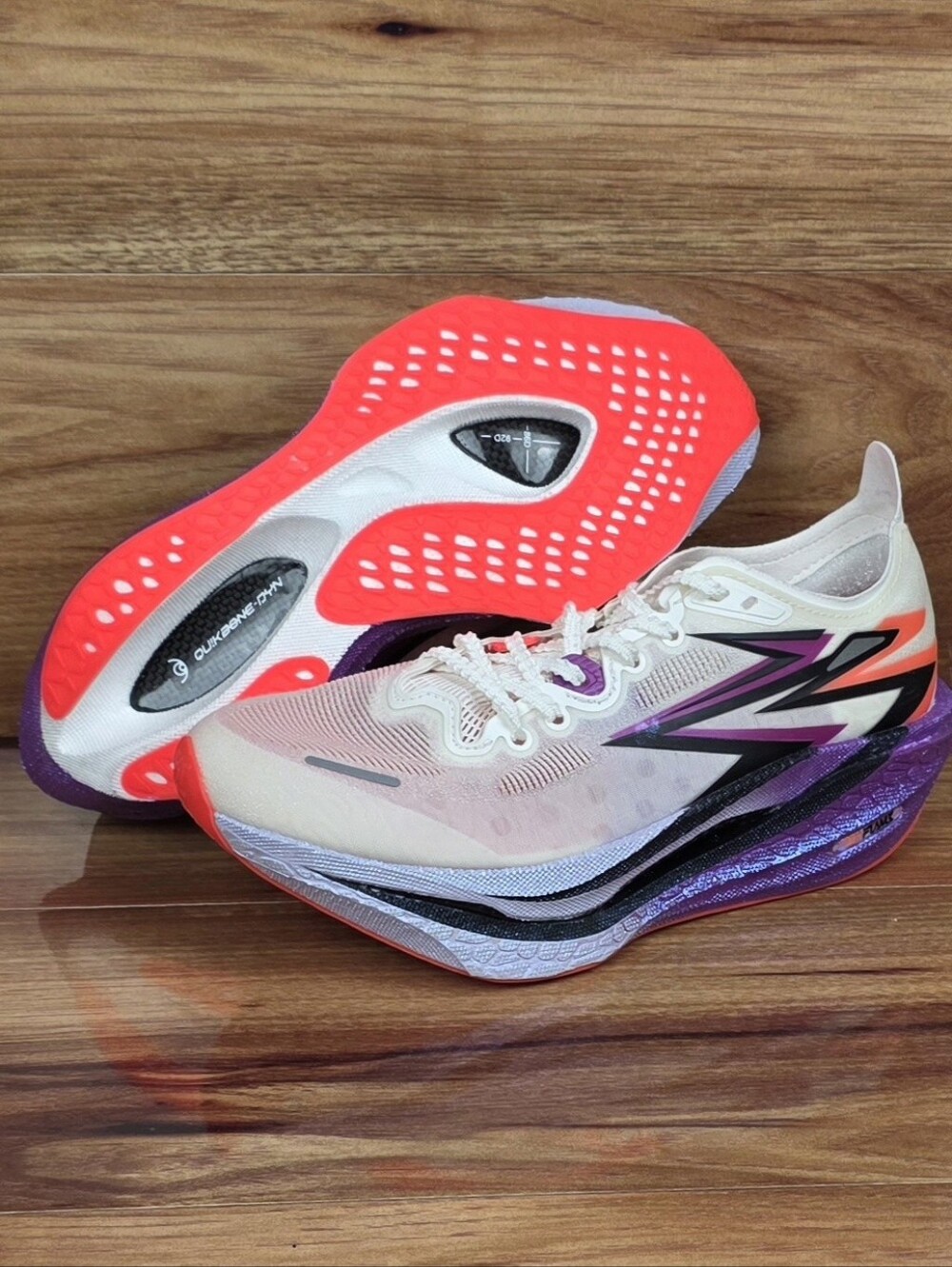 361 FLAME 4 "Breakthrough " Carbon Fiber  Plate Running Shoes Men's 5/ Wmn's 6.5